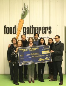 UMCU Donates $5,000 to Food Gatherers with the Help of 14 Local Business