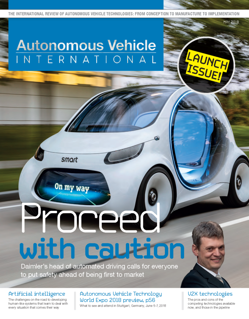 Ann Arbor featured in Autonomous Vehicle International