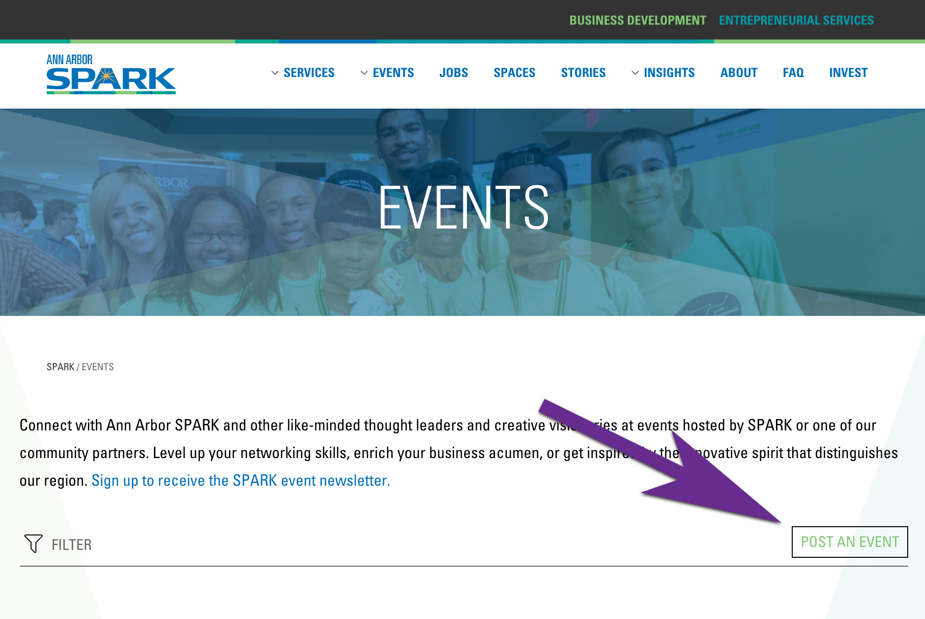 Quick Start Guide: Adding Your Event to the SPARK Calendar