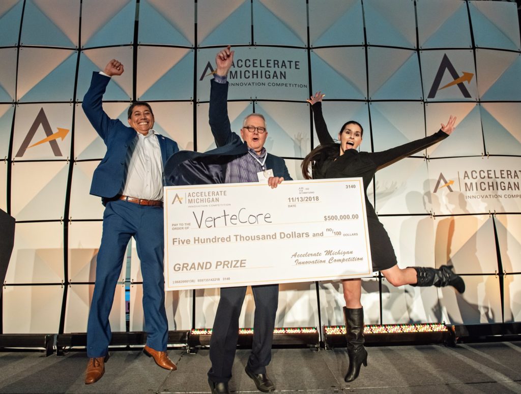Accelerate Michigan Innovation Competition Winner VerteCore to Move to Ann Arbor